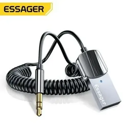 Adaptador Bluetooth 5.0 Essager P2 para som de carro