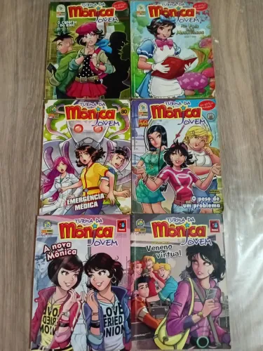 Turma da Mônica 6 livros. So o lote.