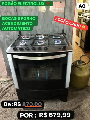 Fogão Electrolux 6 Bocas Automático