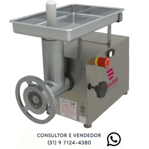 Moedor de Carne Boca 10 Inox Braesi Bivolt