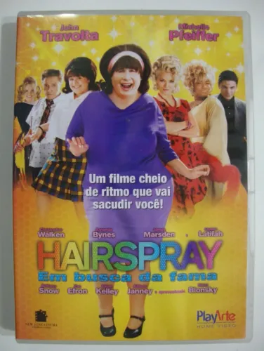 DVD Filme - Hairspray - Em Busca da Fama - Musical