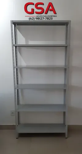 Estante de aço 30 cm c/ 6 bandejas Entrega e montagem grátis!