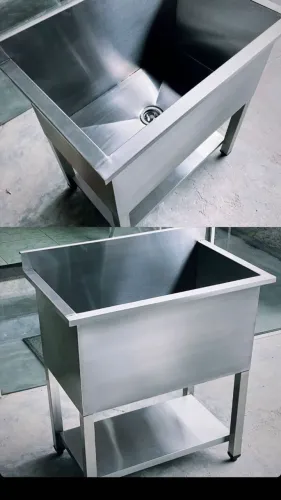 Tanques mesas e pias em inox - para equipar a sua cozinha