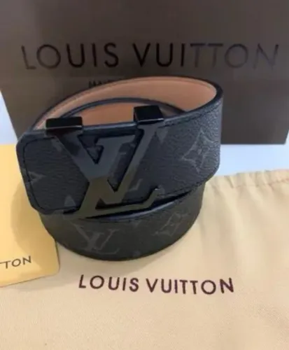 Cinto Louis Vuitton Masculino Monogram Eclipse 