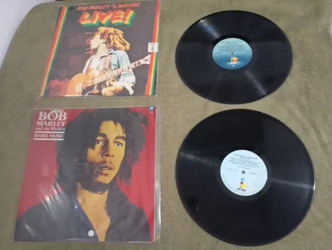 Combo 2 Discos Vinil -BOB MARLEY -otimo estado Capa Dupla