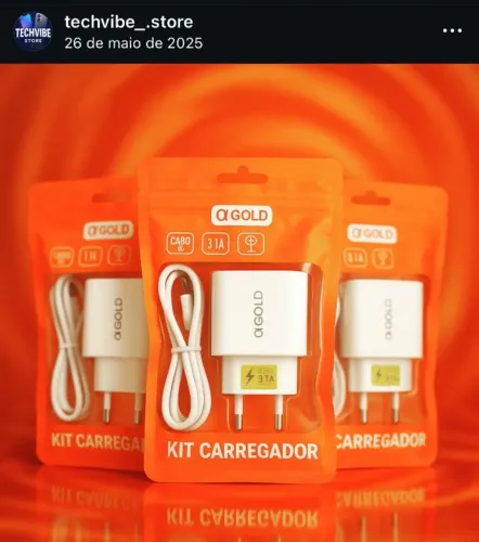 Carregador Tipo C, V8, Lightning