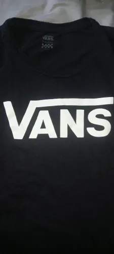 Camiseta manga longa Vans feminina