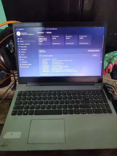 Notebook Ideapad 3 com 12gb de Ram