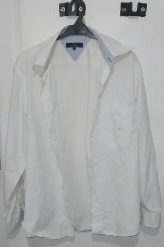 Camisa Social Branca Brooksfield Manga Longa