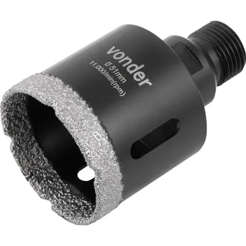SERRA COPO 51 MM DIAMANTADA P/ ESMERILHADEIRA - VONDER