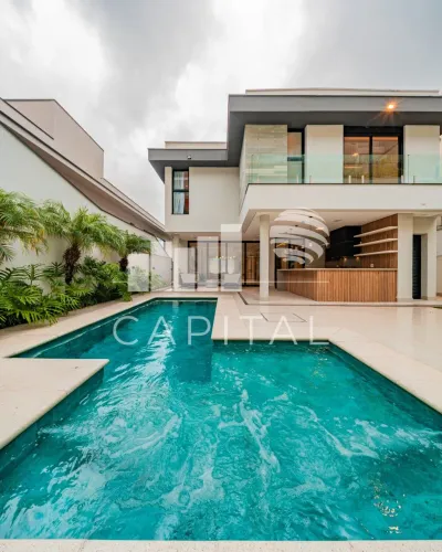Vendo Casa de Alto Padrão Mobiliada No Residencial Gênesis Il - Alphaville