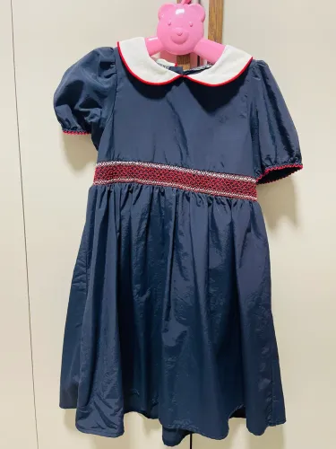 Vestido Menina Infantil Vintage Gola Boneca