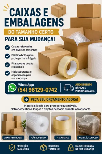 Caixas para mudança