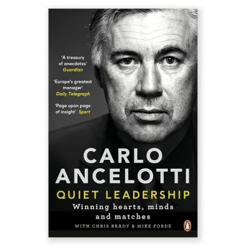Livro Quiet Leadership - de Carlo Ancelotti - Editora Penguin - Inglês. Novo