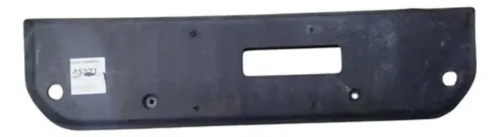 Suporte Placa Moldura Traseira Fiat Strada 2014 2015 Detalhe Preto