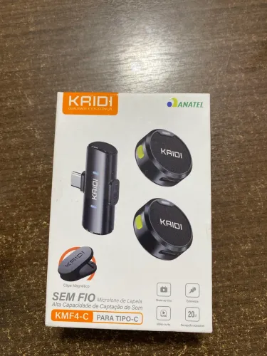 Microfone lapela tipo-C 