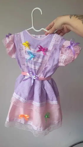 Vestido Caipira Festa Junina Infantil