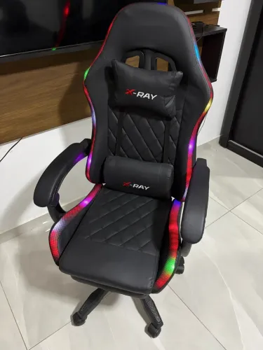 vendo cadeira gamer com rgb