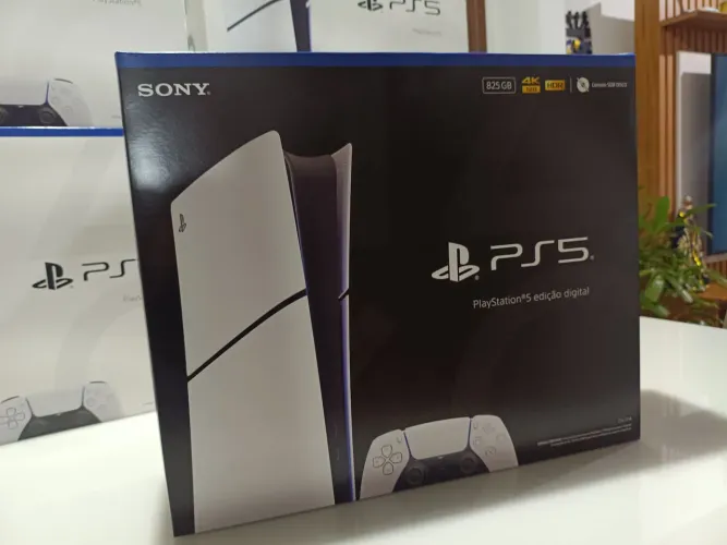 Ps5 slim digital lacrado com 1 ano de garantia