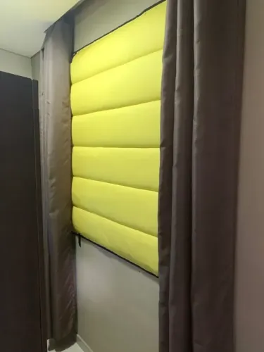 Cortina Acústica para portas e janelas