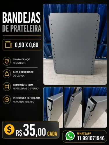 Bandejas de prateleira 