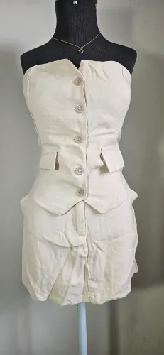 Conjunto alfaiataria Short Saia 