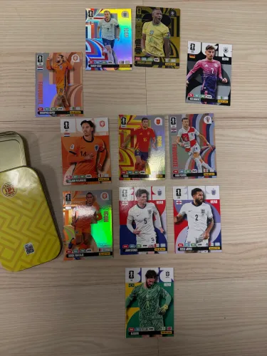 Baralho opcao 2 Montado 11 cards de Adrenalyn XL com Golden Baller