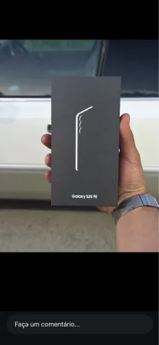 Samsung S25 FE Preto 128gb NOVO LACRADO