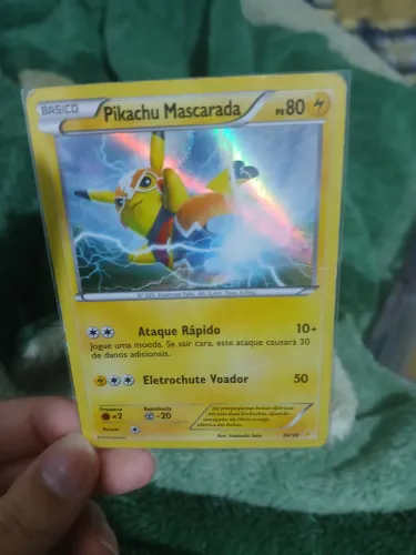 Cartinha de Pokémon, pikachu mascarada
