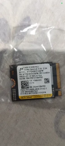 Ssd nvme 512gb 2230