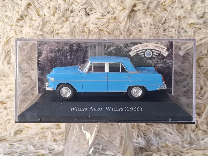 Miniatura Willys Aero Willys 1966 - Carros Inesquecíveis do Brasil