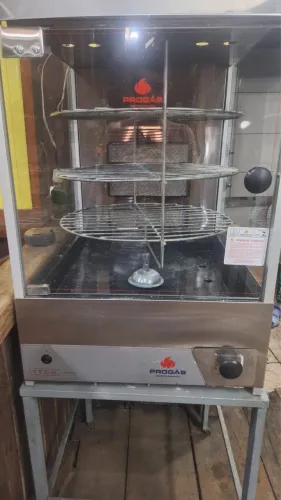 máquina de frango assado rotativa