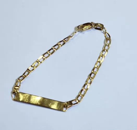 Pulseira de ouro 18k ( CRIANÇA )