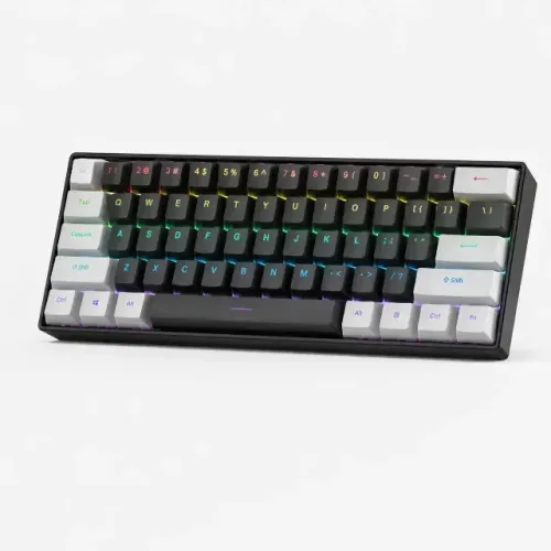 Teclado Mecânico Mini Original APAYADO K61, Com Fio, 61 Teclas, RGB Phantom, Switch Mecâni