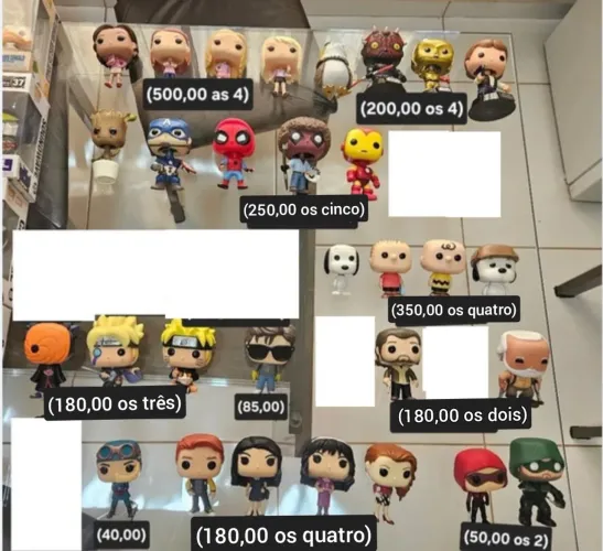 Lote de funkos (vendo separadamente)