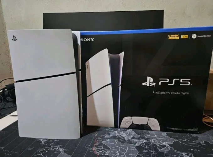 Ps5 Slim 1TB Novo 5 Meses De Uso