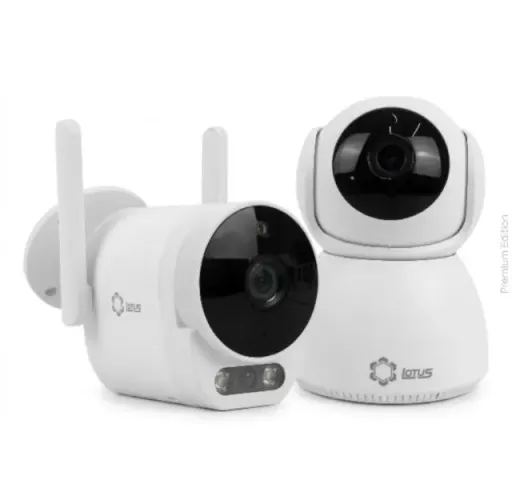 Kit Câmera IP Wifi PTZ (Interna + Externa) 1080p FULL HD VISÃO NOTURNA
