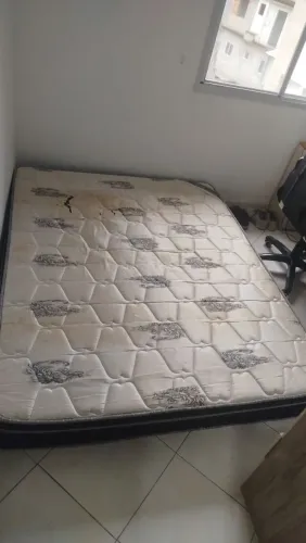 Colchão Queen Master Superpocket Ortobom + base cama box + cabeceira