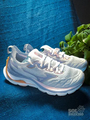 Mizuno Wave Sky / Wave Rider (Tons Claros)