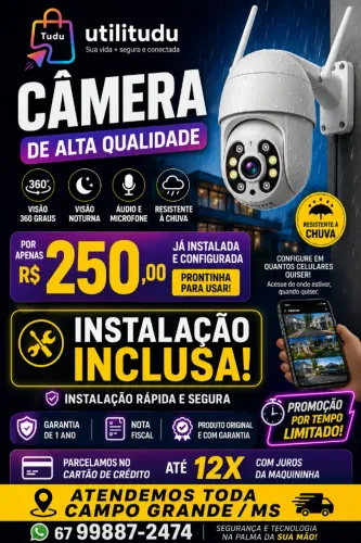 CAMERA DE SEGURANÇA TOP