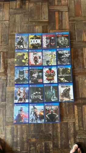 Jogos de PlayStation 4 LOTE não vendo separado