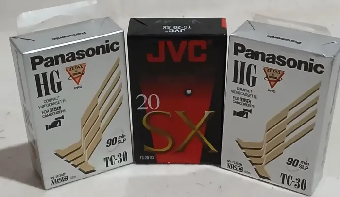 Fitas VHSC novas lacradas