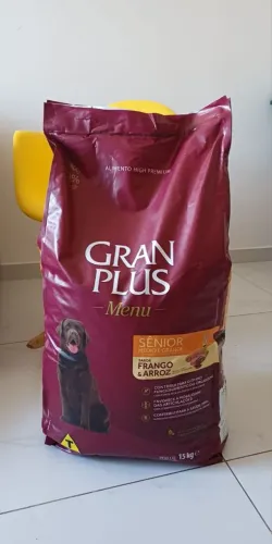 RAÇÃO GRAN PLUS SÊNIOR 15KG LACRADO 