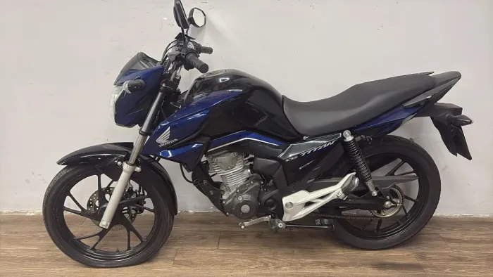Honda cg Titan azul 2024 km 5.123 