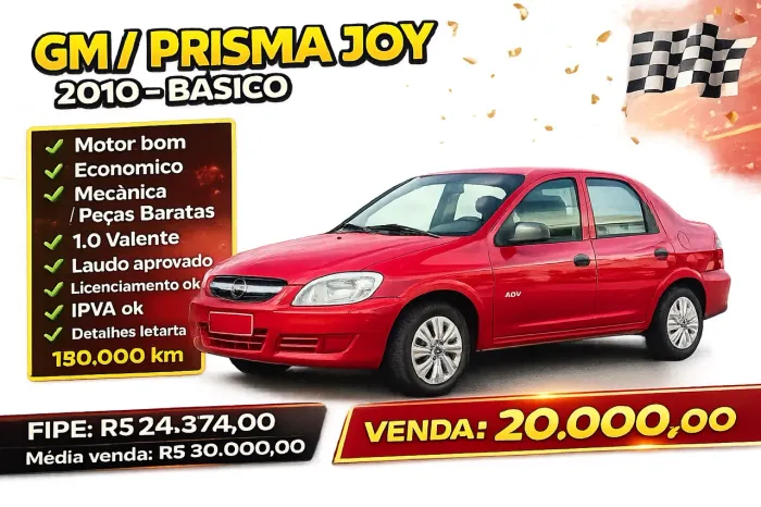 Chevrolet Prisma Sed. Joy/ LS 1.0 8V Flexpower 4P 2010