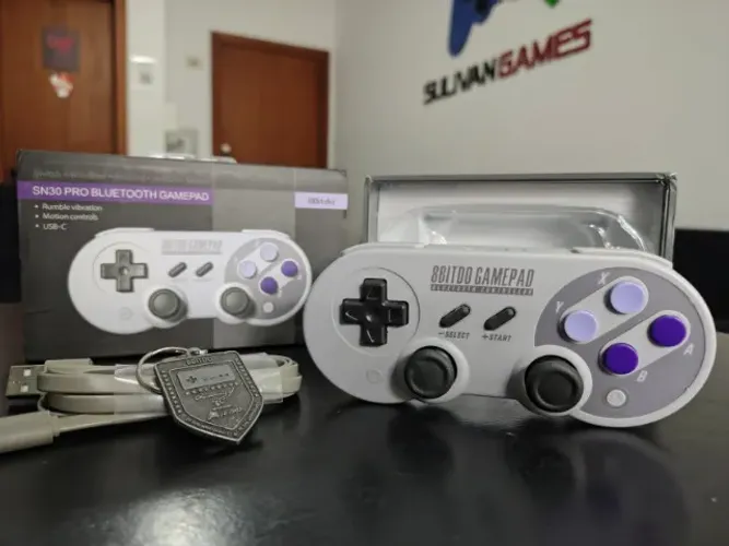 Controle Para Nintendo switch 8Bitdo SN30 Pro - Super Nintendo (SNES) Edition