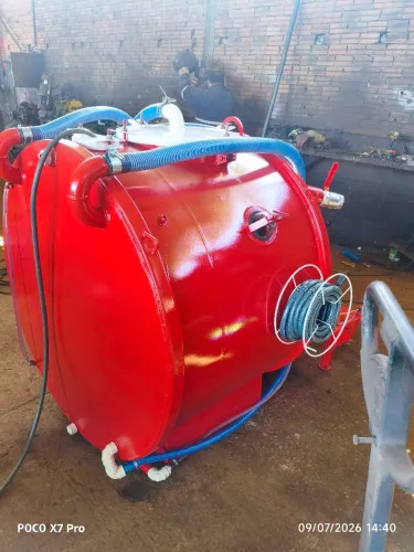 Tanque combinado para limpeza de banheiro químico pronto entrega fabricamos todos tamanho