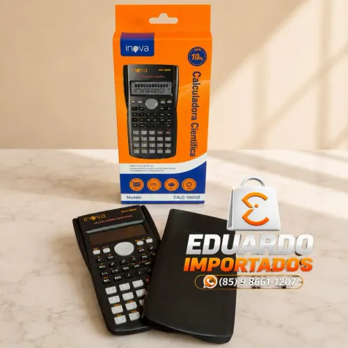 Calculadora Científica, Multifuncional 240 funções, 12 dígitos
