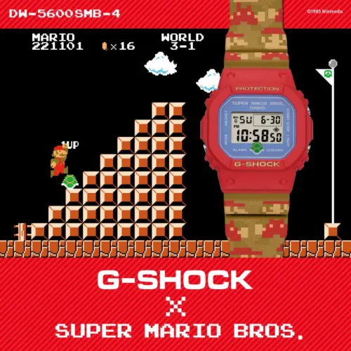 G-Shock Casio DW-5600SMB-4 Super Mario Bros. | Novo | Pronta Entrega