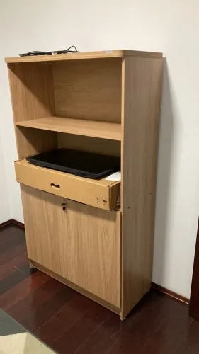 Armário Estante Kappesberg 1012A Em MDP Com Chave